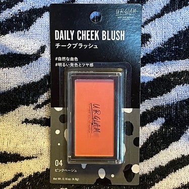 UR GLAM　DAILY CHEEK BLUSH/U R GLAM/パウダーチークを使ったクチコミ（1枚目）