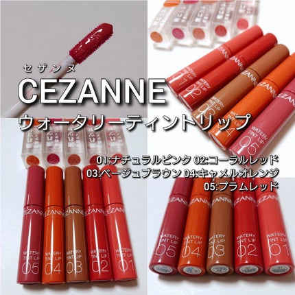 ウォータリーティントリップ/CEZANNE/リップティントを使ったクチコミ(2枚目)