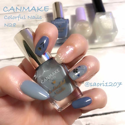 しずくネイルシール/キャンドゥ/ネイルシールを使ったクチコミ(1枚目)