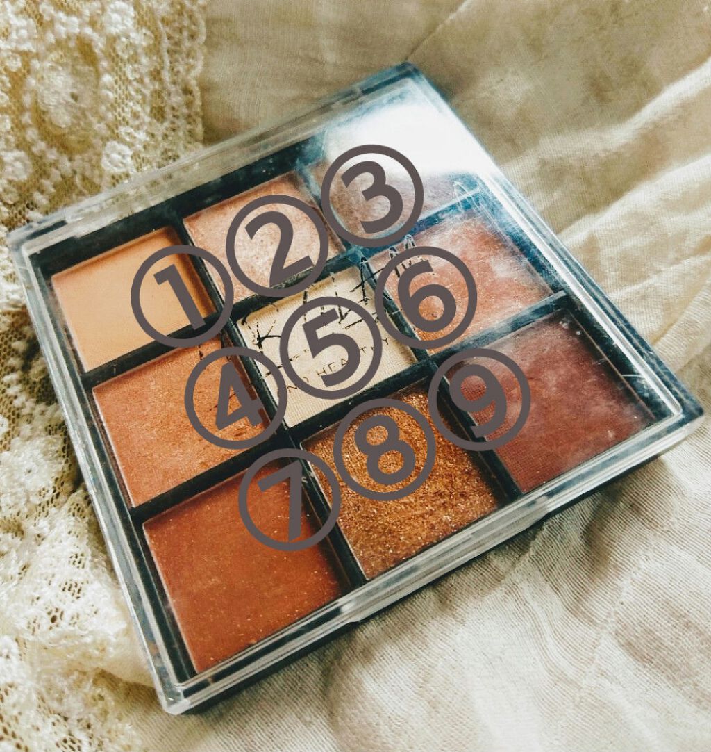 UR GLAM BLOOMING EYE COLOR PALETTE/U R GLAM/アイシャドウパレットを使ったクチコミ(3枚目)