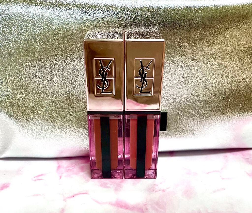 ルージュ ピュールクチュール ヴェルニ ウォーターグロウ/YVES SAINT LAURENT BEAUTE/口紅を使ったクチコミ(1枚目)