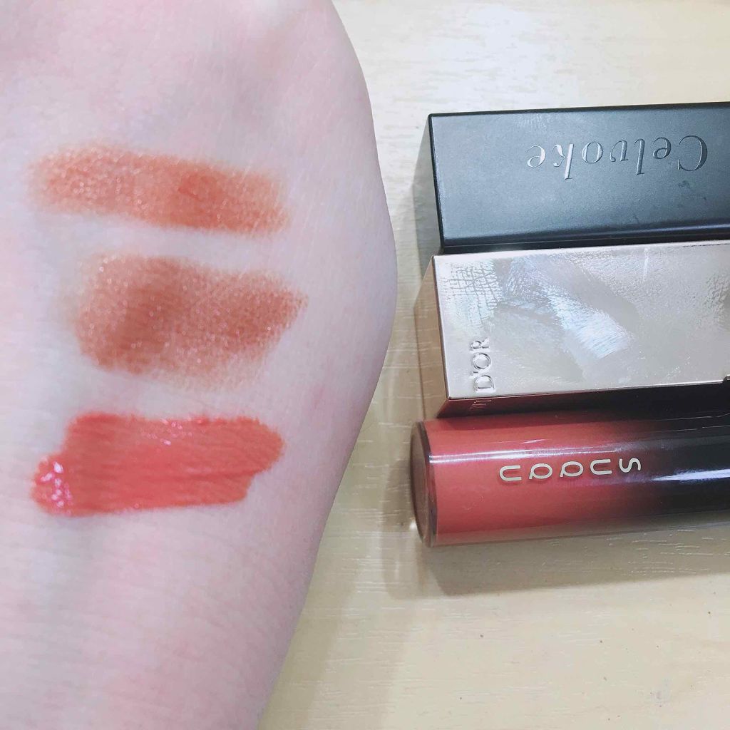 スキンシンクロルージュ/コフレドール/口紅を使ったクチコミ(2枚目)