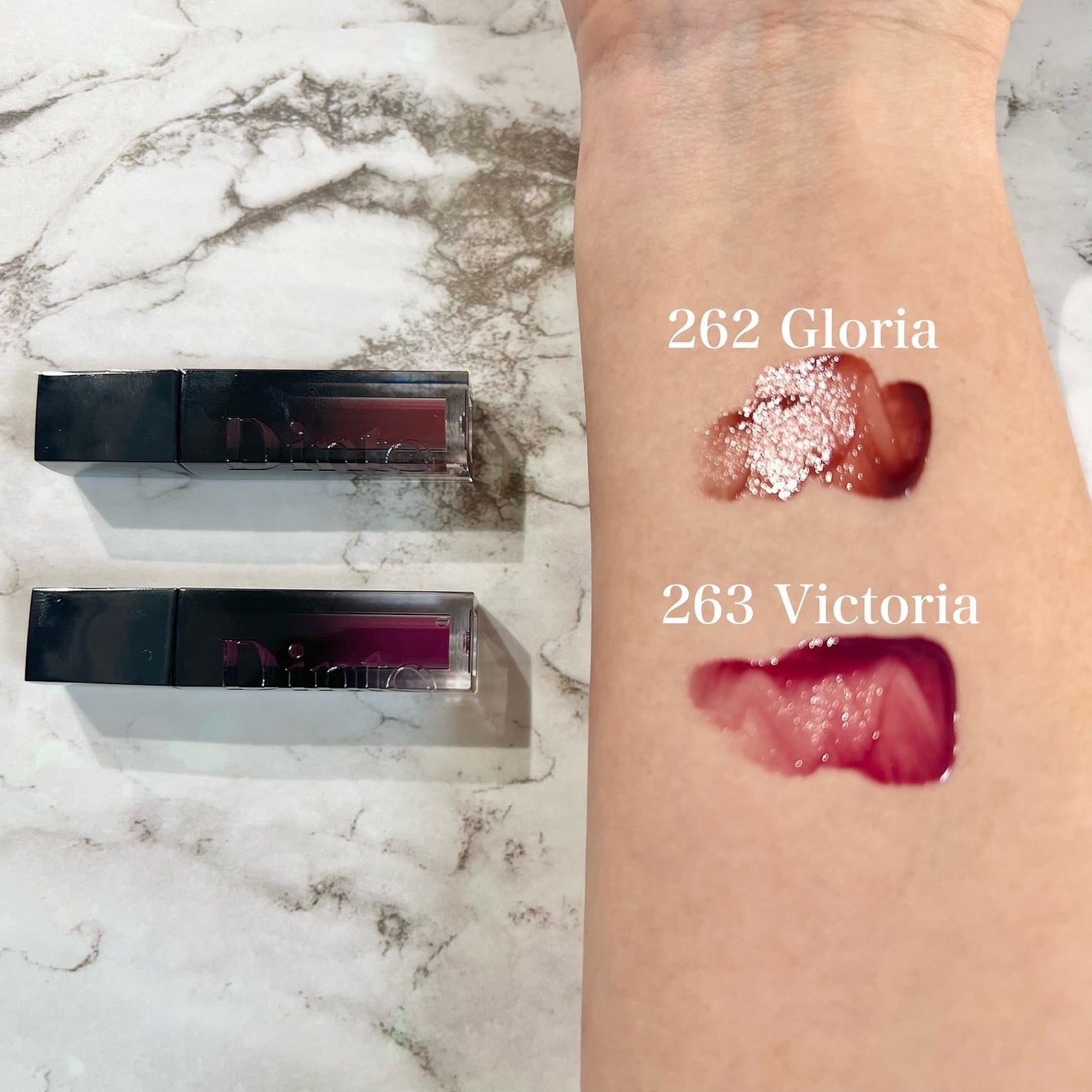 ブラーグロイリップティント/Dinto/リップティントを使ったクチコミ(2枚目)