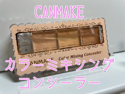 カラーミキシングコンシーラー/キャンメイク/パレットコンシーラーを使ったクチコミ(1枚目)