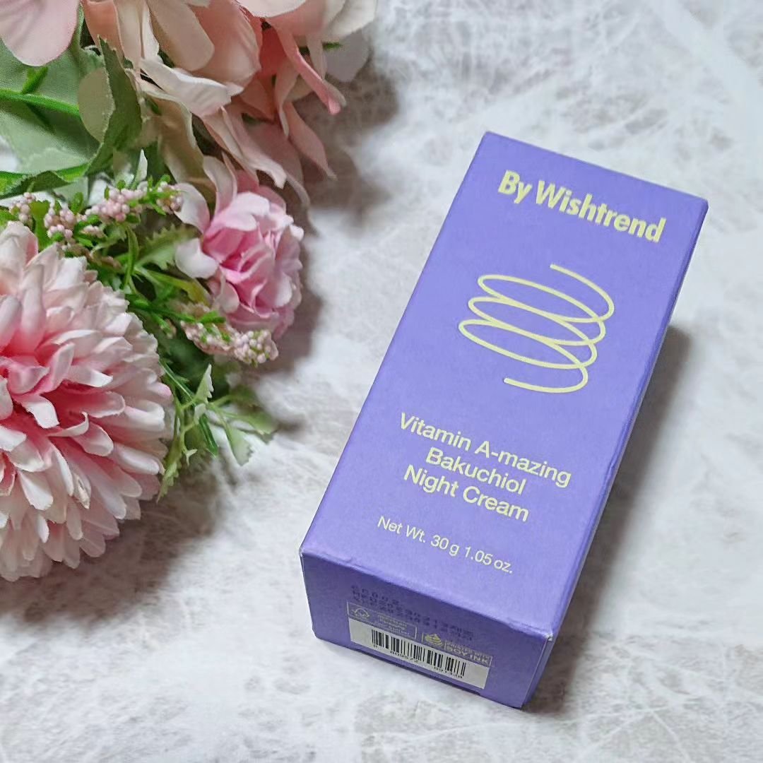 ビタミンA-mazingバクチオールナイトクリーム/By Wishtrend/フェイスクリームを使ったクチコミ（1枚目）