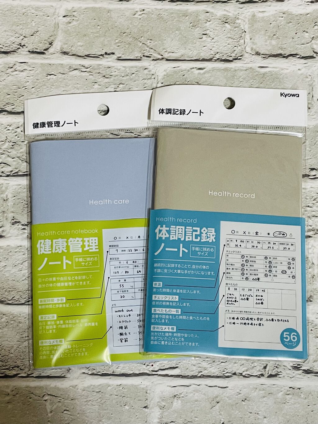 キャンドゥ 体調記録ノート