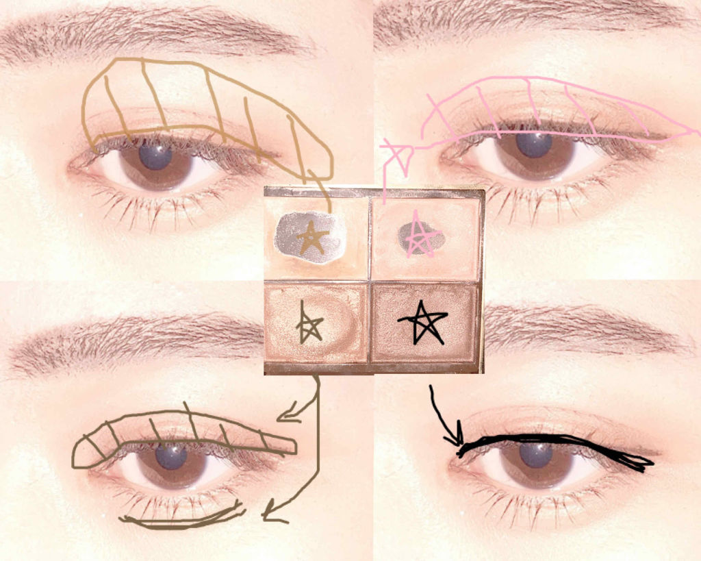 スキニーリッチシャドウ/excel/アイシャドウパレットを使ったクチコミ（3枚目）