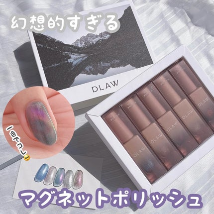 お値下げ!DLAW マグネットネイルポリッシュ セット 試してみた】DLAW マグネットポリッシュ5色セットのリアルな