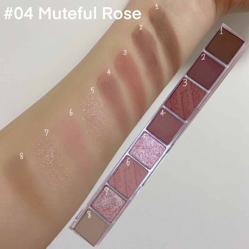 オール テイク ムード パレット(24AD)/PERIPERA/アイシャドウパレットを使ったクチコミ(6枚目)