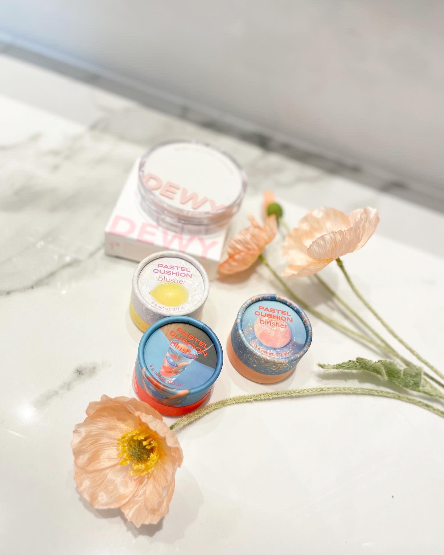 パステルクッションブラッシャー 06ローズペタル/THE FACE SHOP/パウダーチークを使ったクチコミ（1枚目）