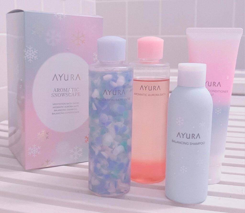 アロマティック スノースケイプ/AYURA/メイクアップキットを使ったクチコミ（1枚目）