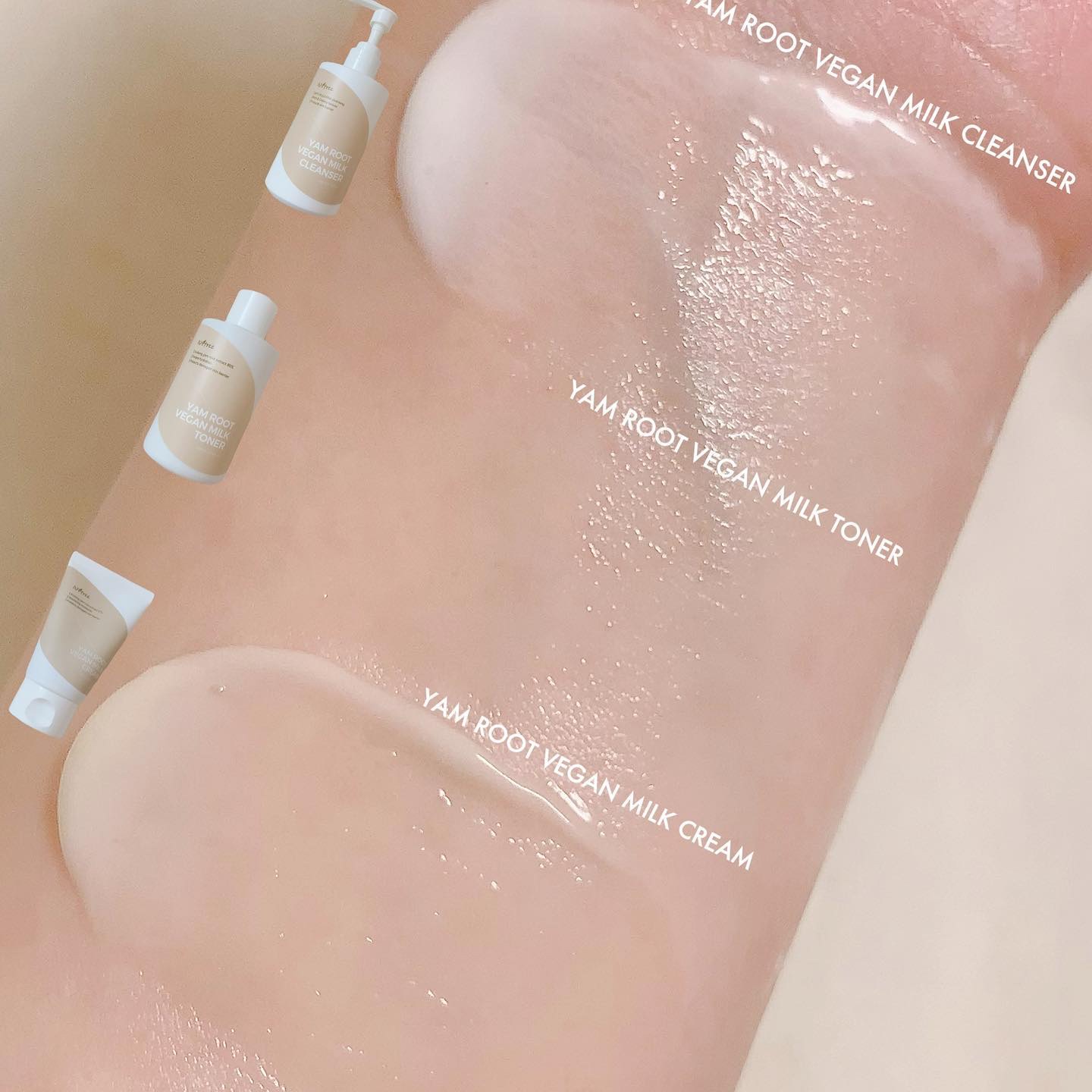 Yam Rootビーガンヴィーガンミルクトナー/Isntree/化粧水を使ったクチコミ（3枚目）