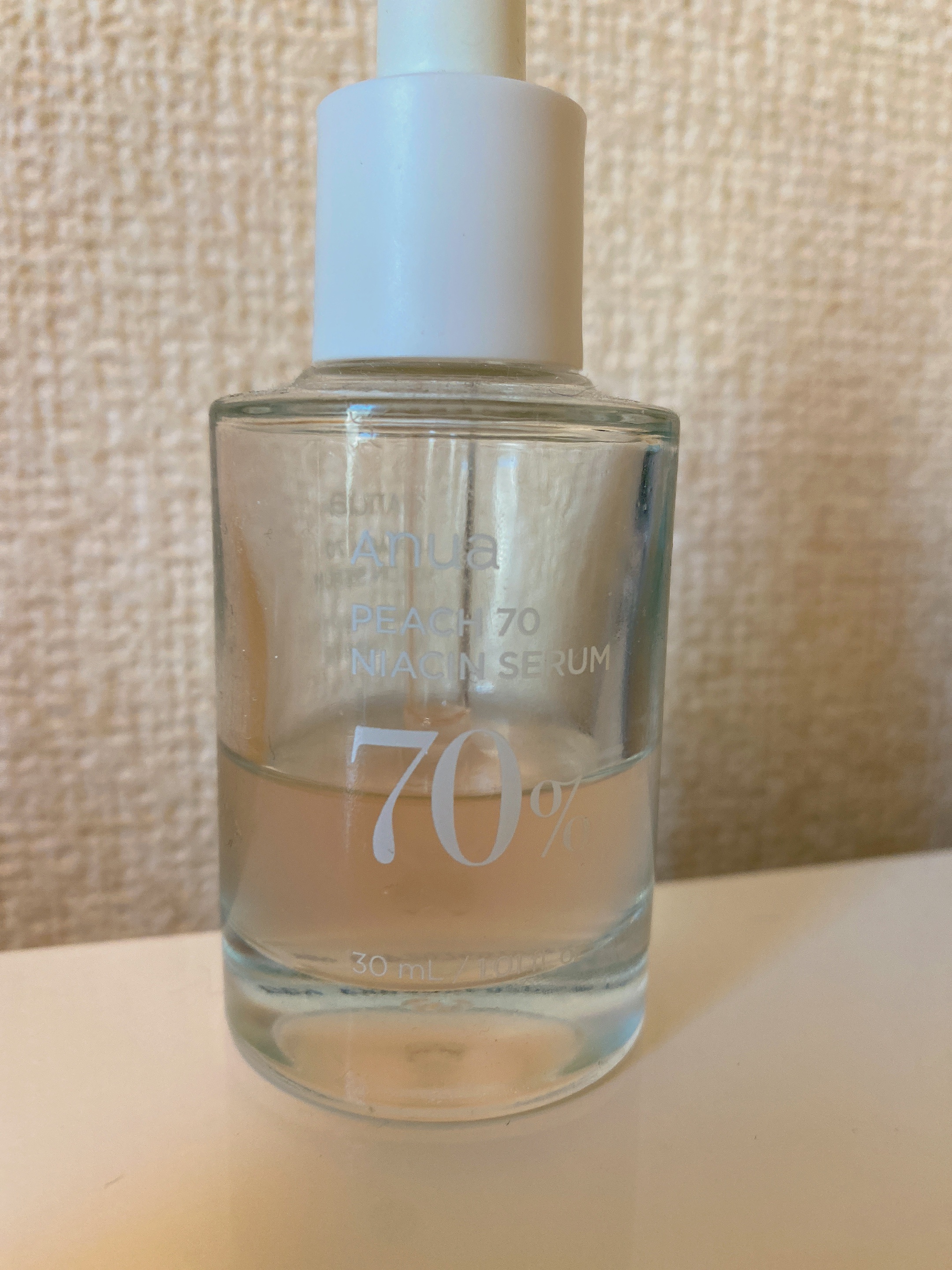 桃70%ナイアシンセラム/Anua/美容液を使ったクチコミ（1枚目）