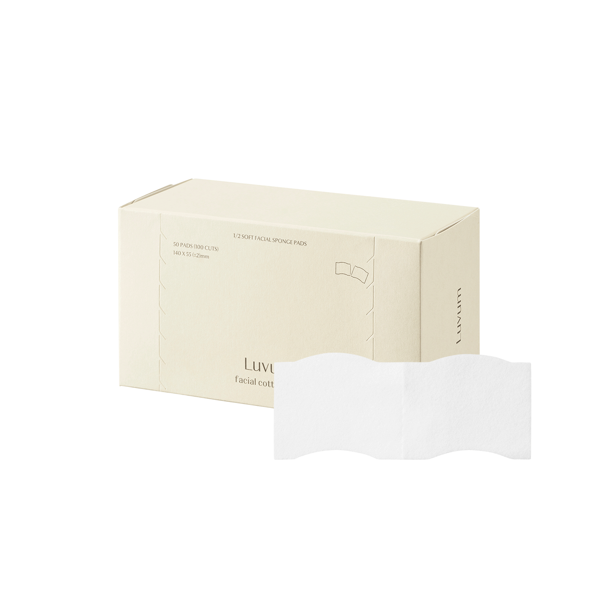 ピュアフェイシャルコットンパッド Luvum