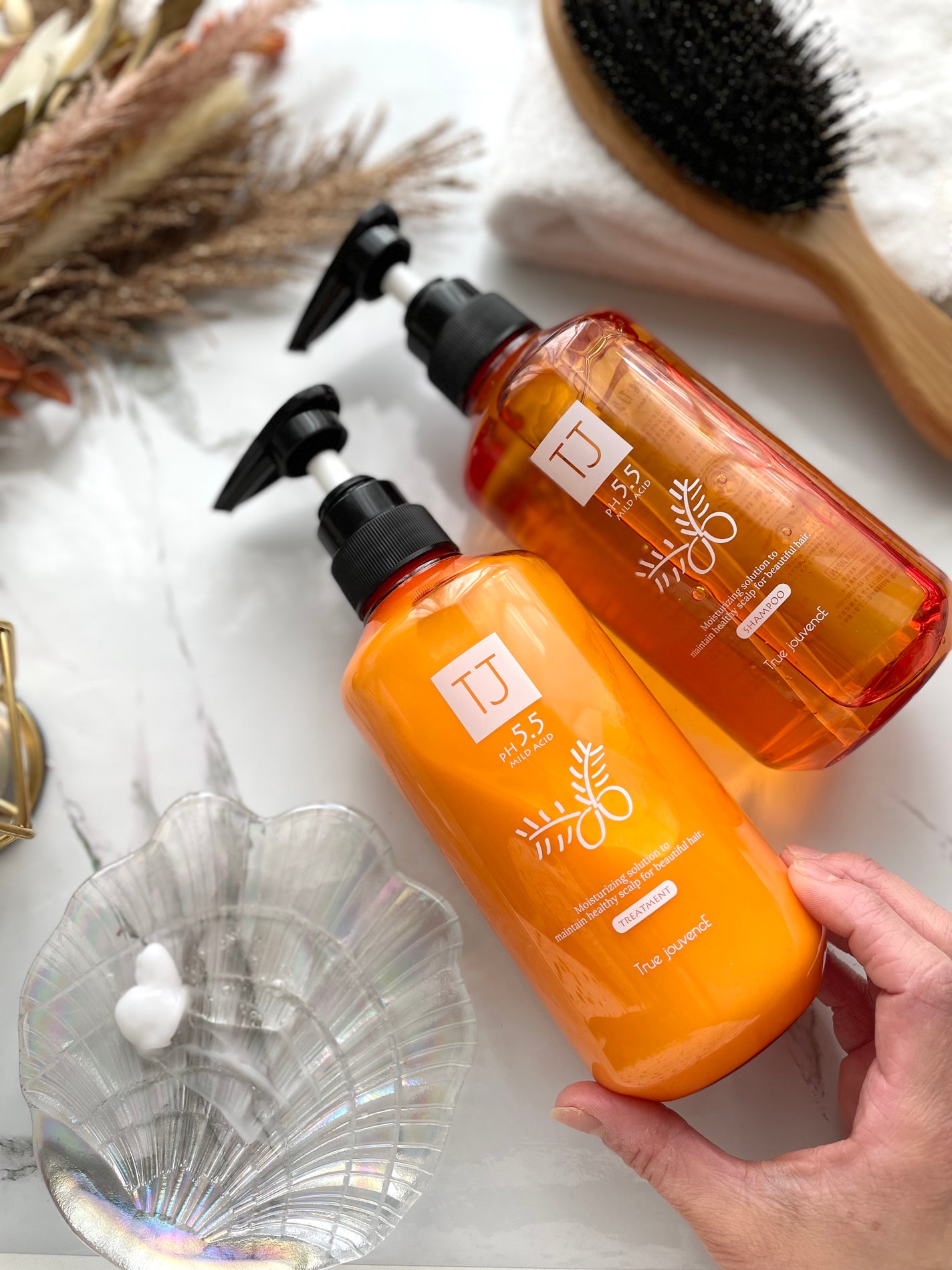 TJ pH5.5 シャンプー&トリートメント/True jouvencE/市販シャンプーを使ったクチコミ(3枚目)