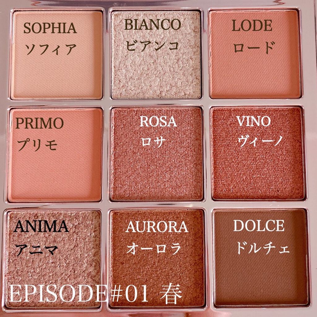 The Bella collection eyeshadow palette/CELEFIT/アイシャドウパレットを使ったクチコミ(2枚目)