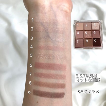 KEYBO FALL IN LOVE SHADOW PALETTE/keybo/アイシャドウパレットを使ったクチコミ(2枚目)