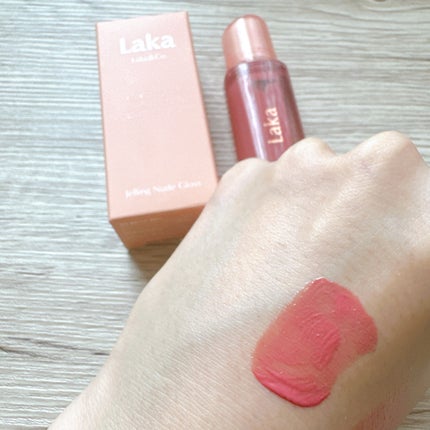 ジェリーイングヌードグロス/Laka/リップグロスを使ったクチコミ(2枚目)
