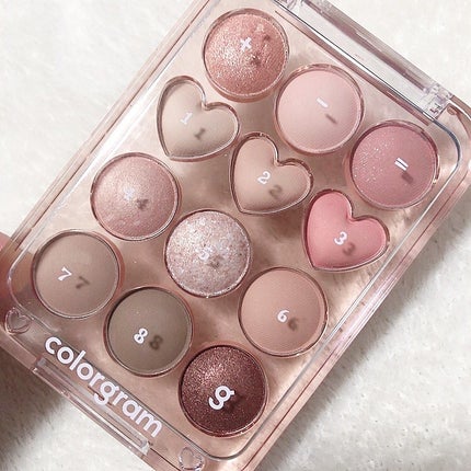 目元チュートリアルアイパレット/Colorgram/アイシャドウパレットを使ったクチコミ(7枚目)