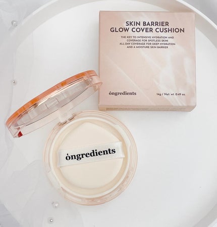 スキンバリアグロウカバークッション/Ongredients/クッションファンデーションを使ったクチコミ(1枚目)