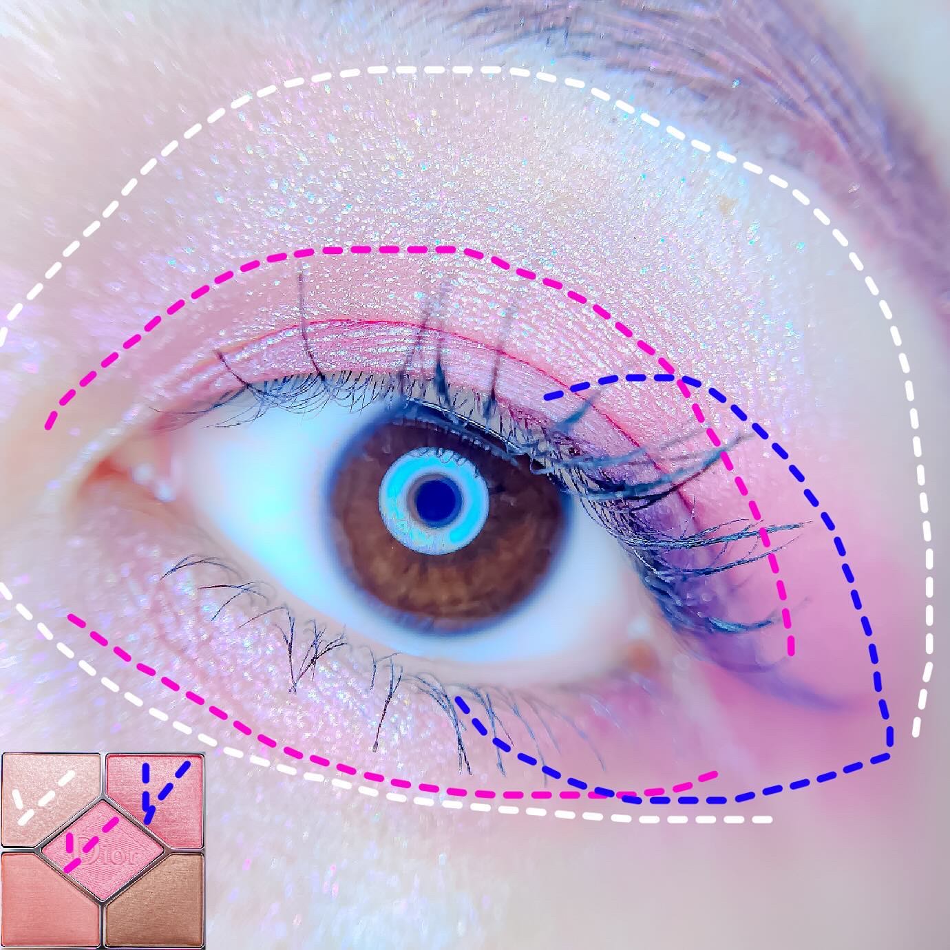 【旧】サンク クルール クチュール/Dior/アイシャドウパレットを使ったクチコミ（2枚目）