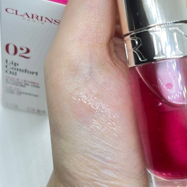 リップコンフォートオイル/CLARINS/リップグロスを使ったクチコミ（3枚目）