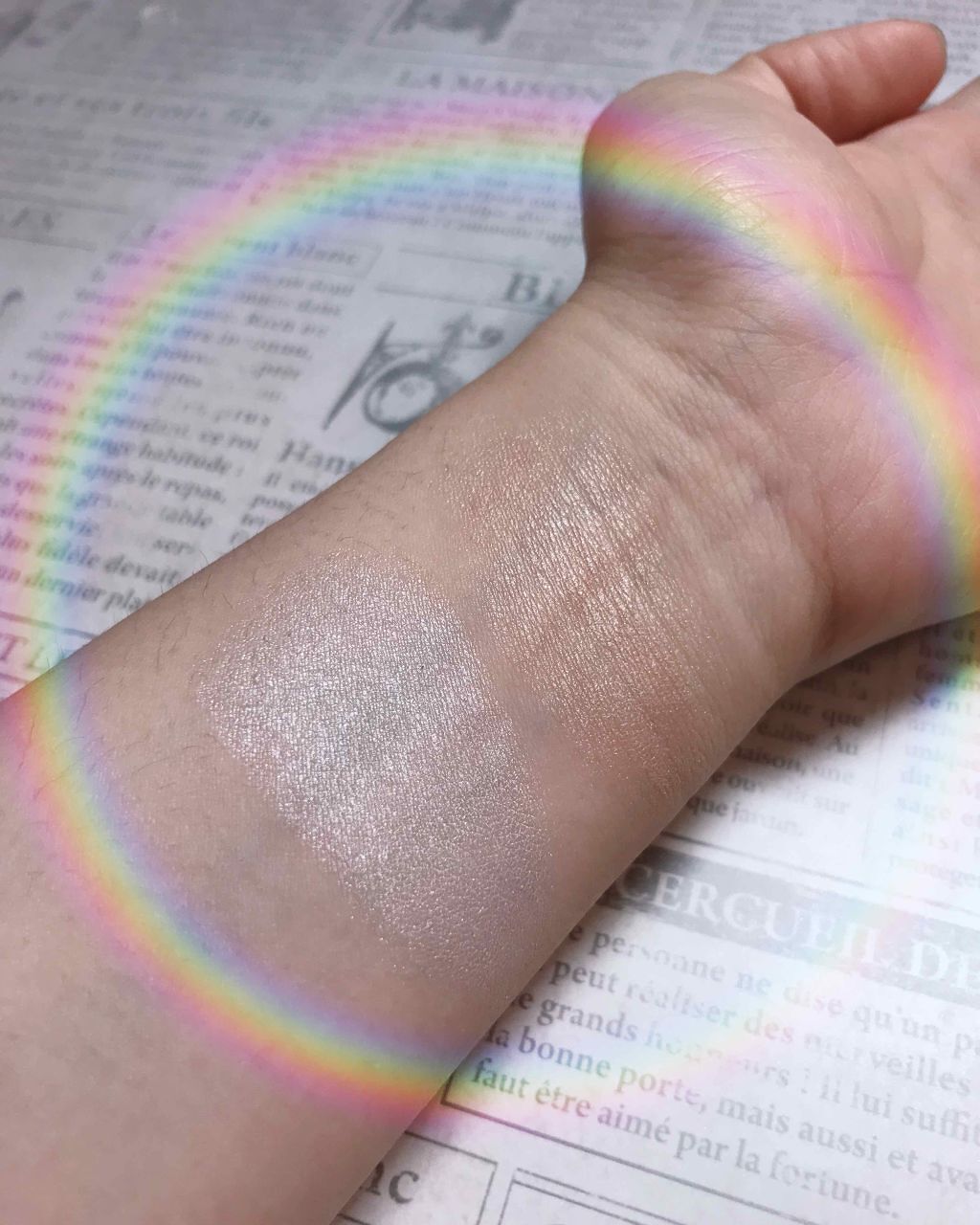 クリームハイライター/キャンメイク/クリームハイライトを使ったクチコミ(2枚目)