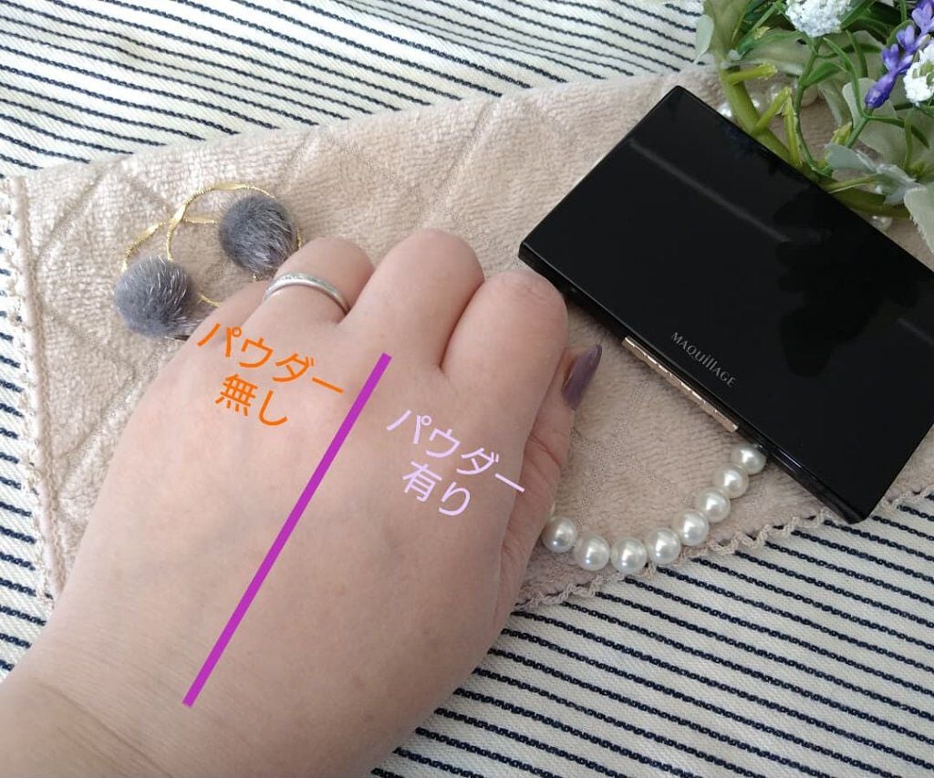 ドラマティックフェイスパウダー/マキアージュ/プレストパウダーを使ったクチコミ(7枚目)