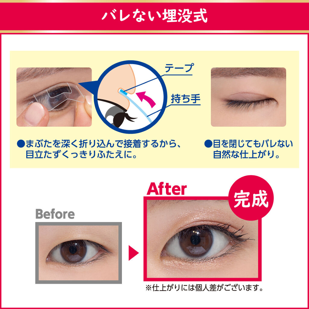 アイトーク ワンタッチアイテープ/アイトーク/二重まぶた用アイテムを使ったクチコミ（3枚目）