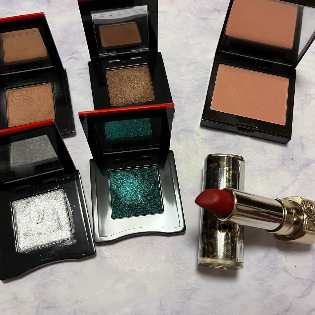 ポップ パウダージェル アイシャドウ 05 Zoku-Zoku Brown/SHISEIDO/単色アイシャドウを使ったクチコミ（1枚目）