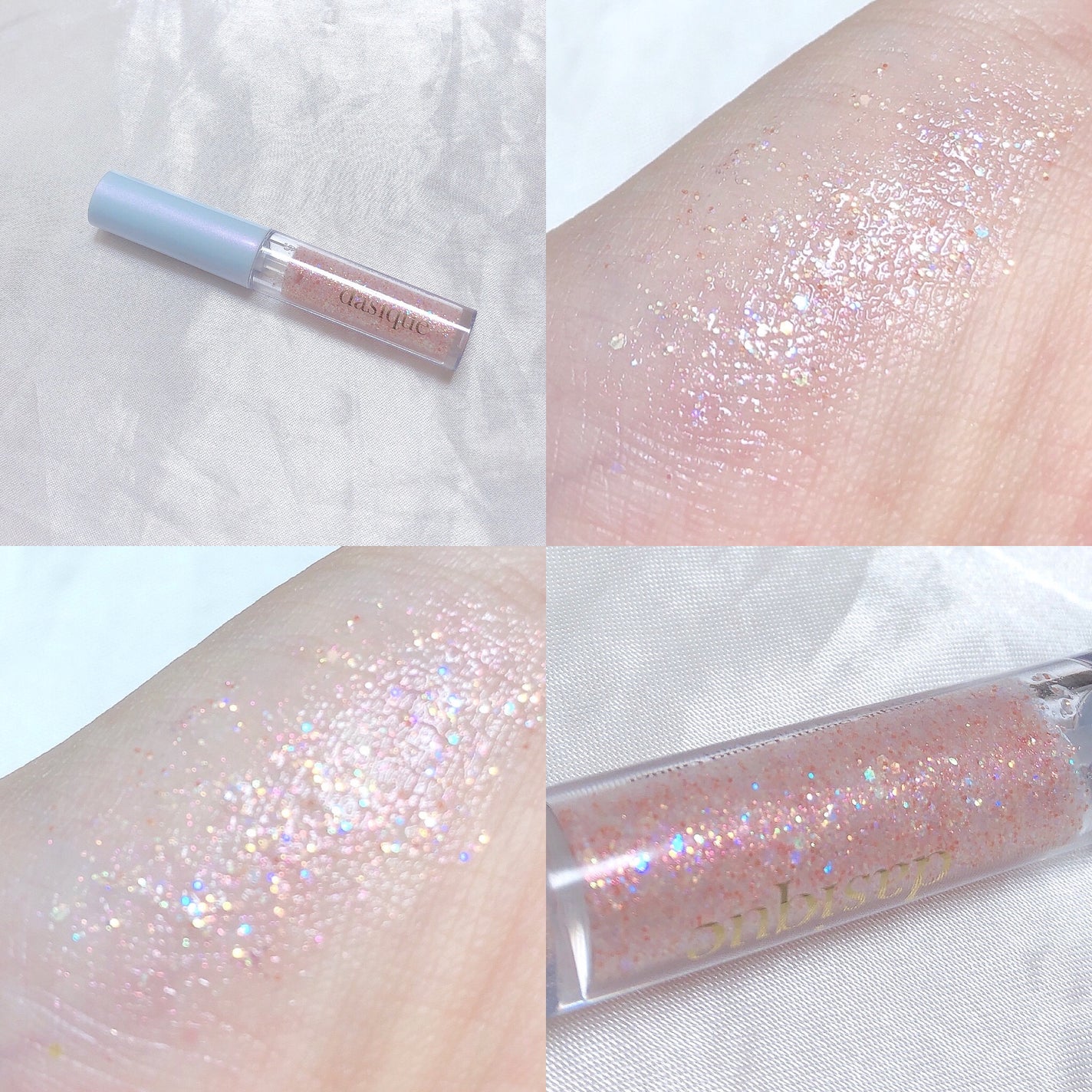 スターリット リキッドグリッター/dasique/メイクアップを使ったクチコミ(2枚目)