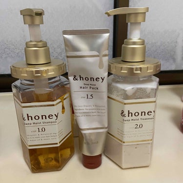 ディープモイスト シャンプー1.0／ヘアトリートメント2.0/&honey/シャンプー・コンディショナーを使ったクチコミ（2枚目）