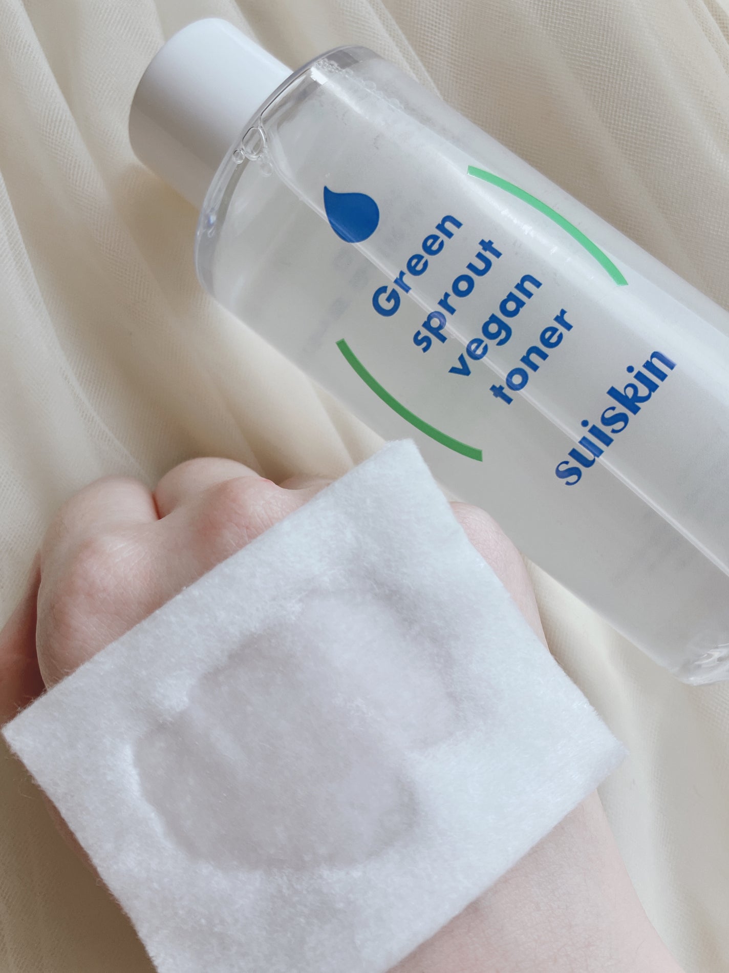 Green sprout vegan toner/suiskin/化粧水を使ったクチコミ(4枚目)