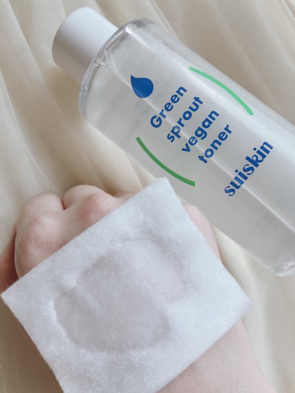 Green sprout vegan toner/suiskin/化粧水を使ったクチコミ(4枚目)