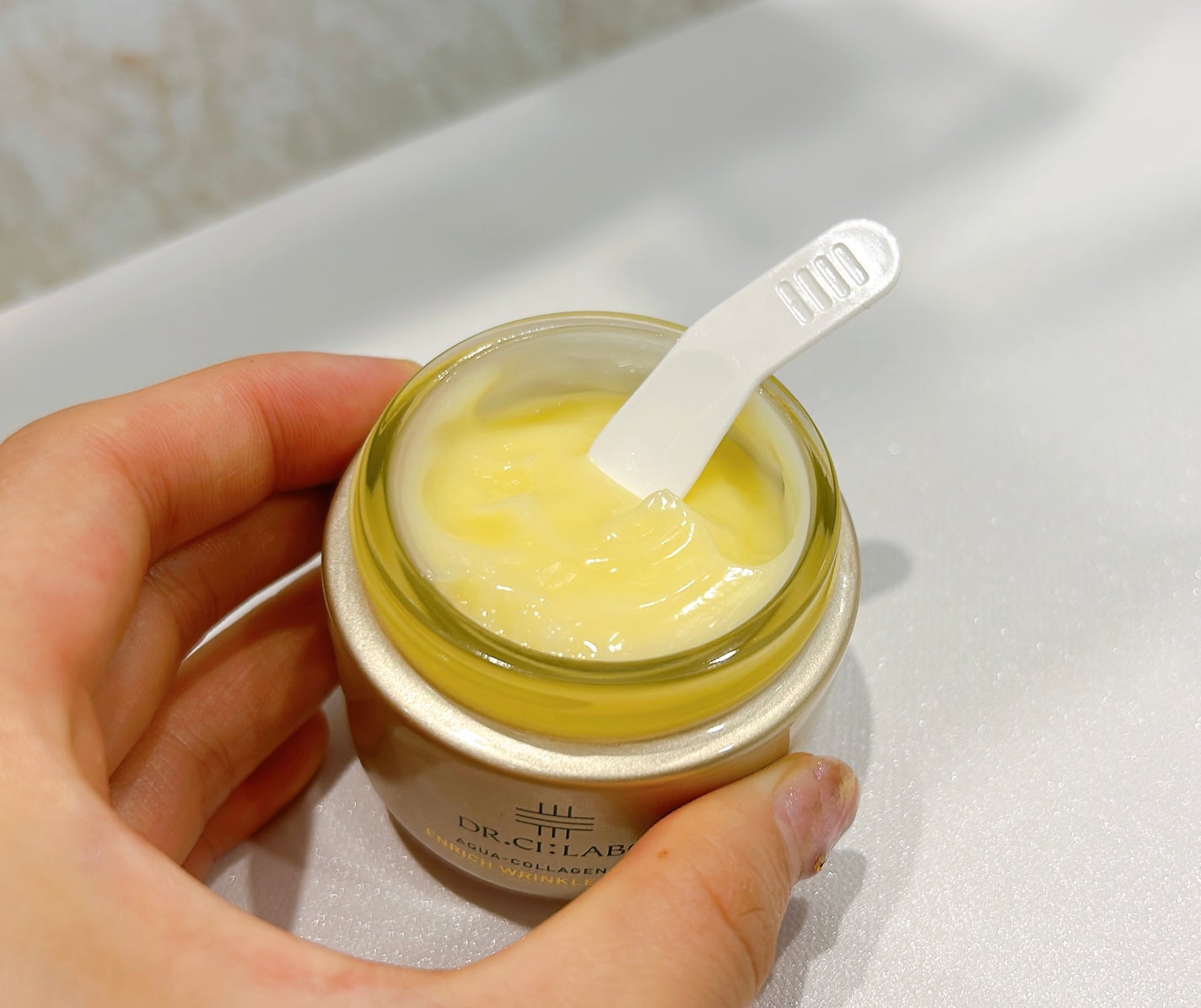 薬用アクアコラーゲンゲル エンリッチリンクルリペア/ドクターシーラボⓇ/フェイスクリームを使ったクチコミ(3枚目)