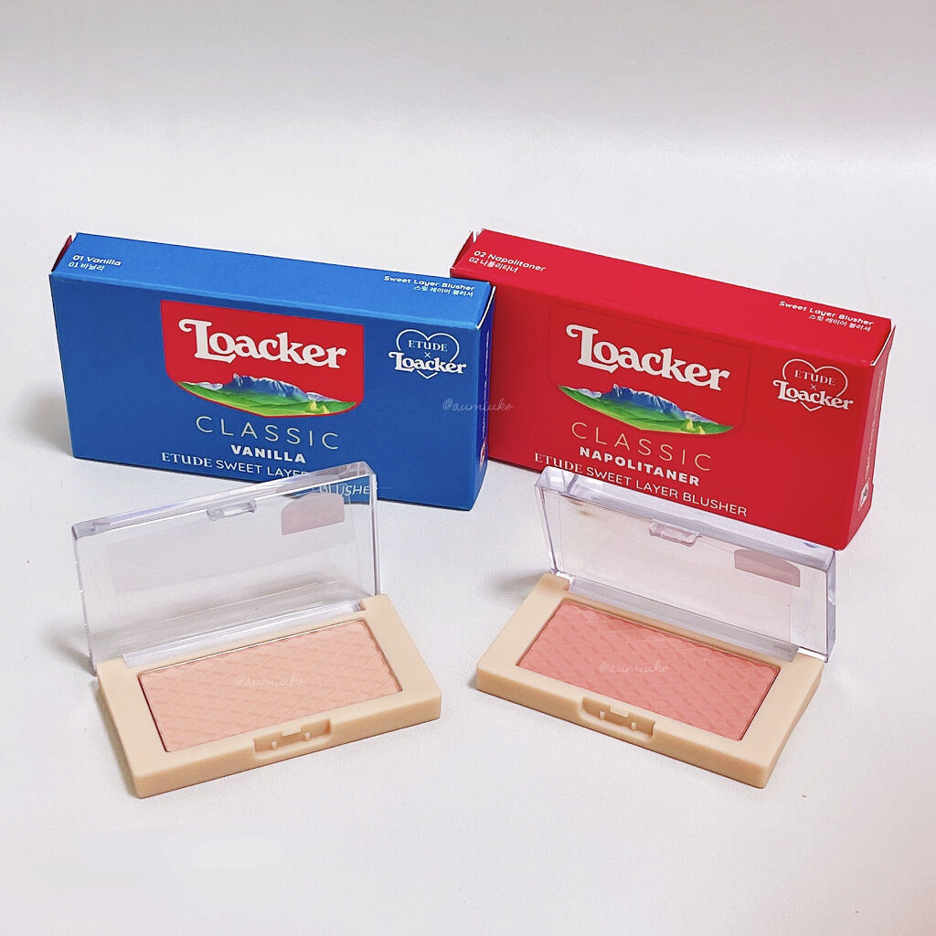 ローカー スウィートレイヤーチーク/ETUDE/パウダーチークを使ったクチコミ（3枚目）