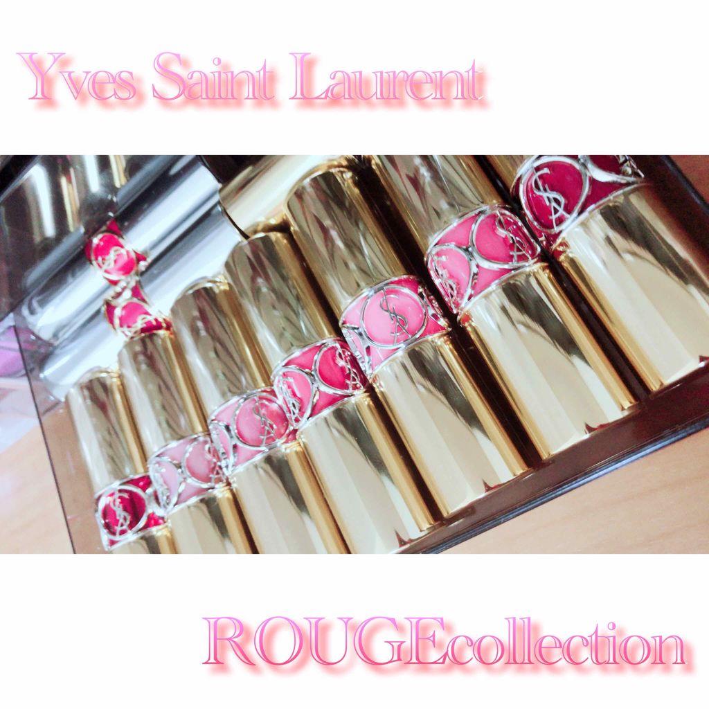 ルージュ ヴォリュプテ シャイン/YVES SAINT LAURENT BEAUTE/口紅を使ったクチコミ(1枚目)