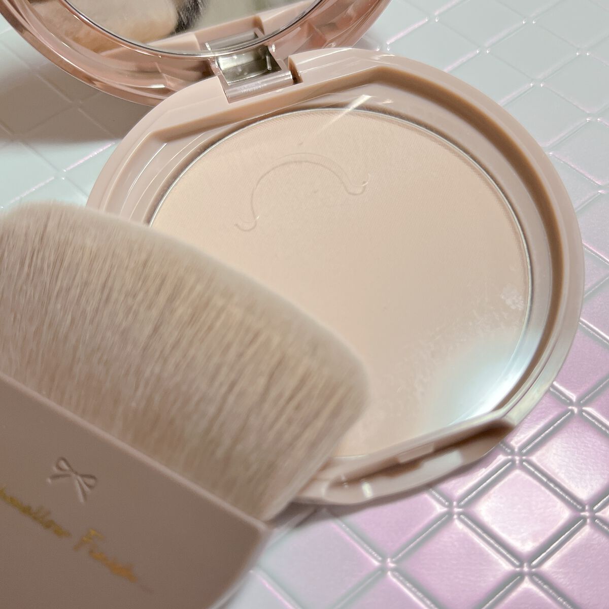 マシュマロフィニッシュパウダー/キャンメイク/プレストパウダーを使ったクチコミ（3枚目）