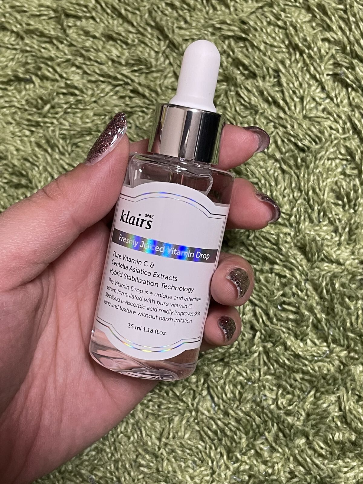 フレッシュリージュースドビタミンドロップ(35ml)/Klairs/美容液を使ったクチコミ（2枚目）