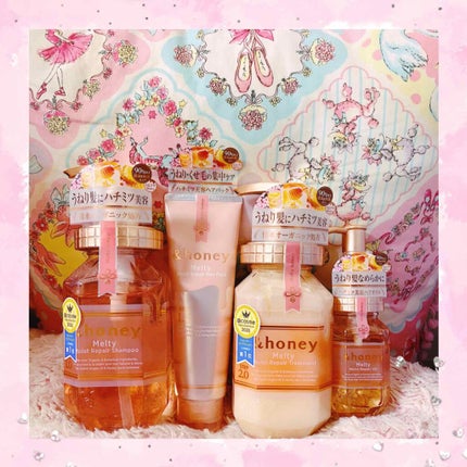 &honey Melty モイストリペア シャンプー1.0/モイストリペア ヘアトリートメント2.0/&honey/市販シャンプーを使ったクチコミ(1枚目)