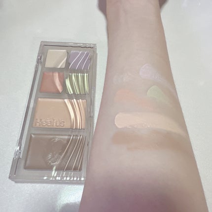 ブリージングコンシーラーパレット/Healus/パレットコンシーラーを使ったクチコミ(4枚目)