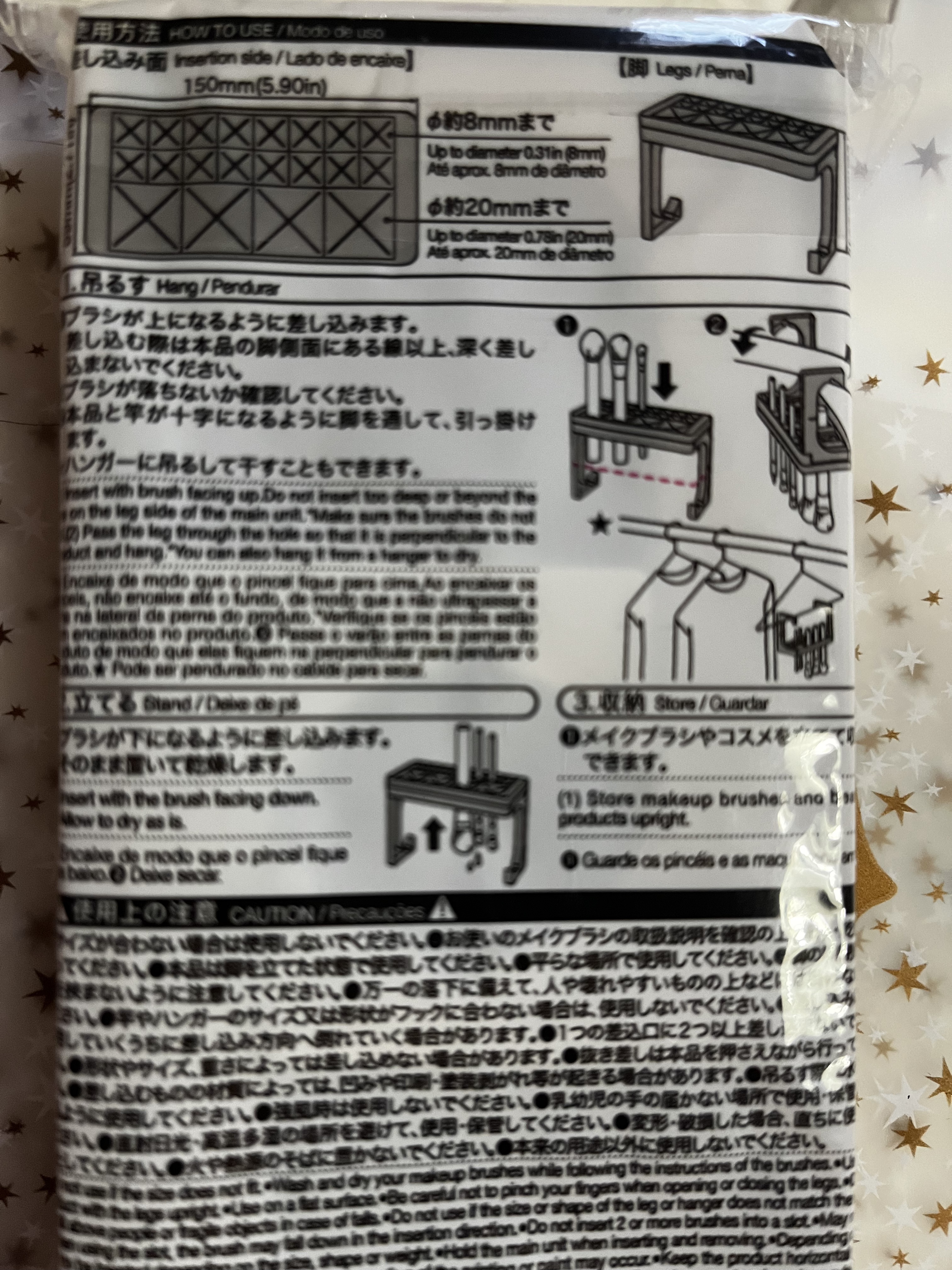 干せるブラシスタンド/セリア/その他を使ったクチコミ（2枚目）