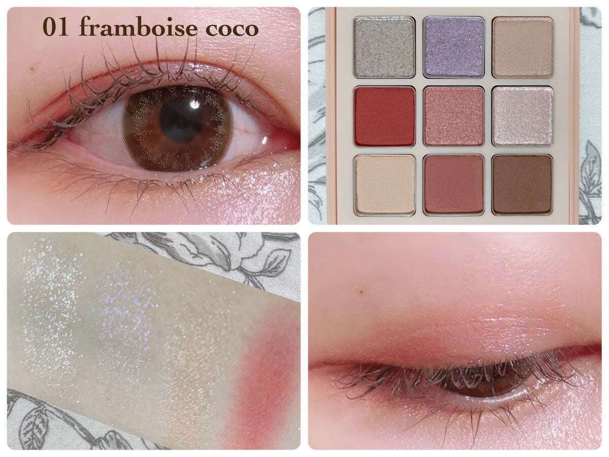 マテリアルカラーパレット/leur charme/アイシャドウパレットを使ったクチコミ(5枚目)