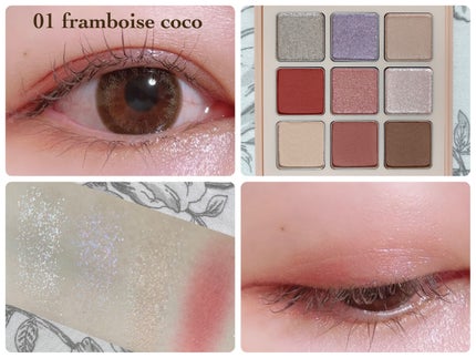 マテリアルカラーパレット/leur charme/アイシャドウパレットを使ったクチコミ(5枚目)