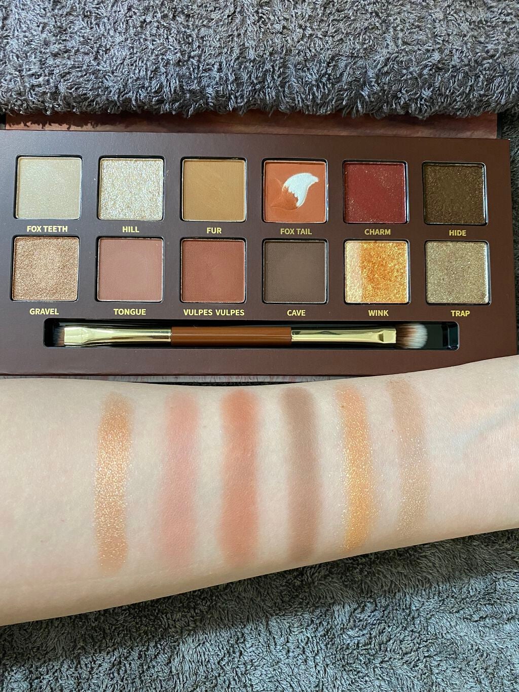 エクスプローラ12色 動物アイシャドウパレット/PERFECT DIARY/アイシャドウパレットを使ったクチコミ(4枚目)