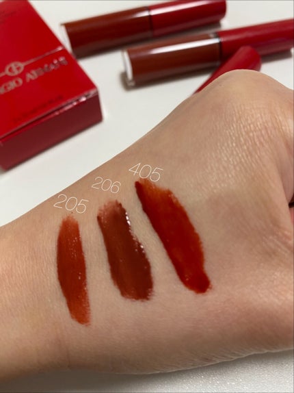 リップ マエストロ #206 Cedar/ジョルジオ アルマーニ ビューティ/口紅を使ったクチコミ(2枚目)