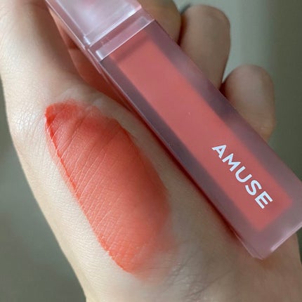 デュー ベルベット 05ソウラー/AMUSE/口紅を使ったクチコミ(2枚目)