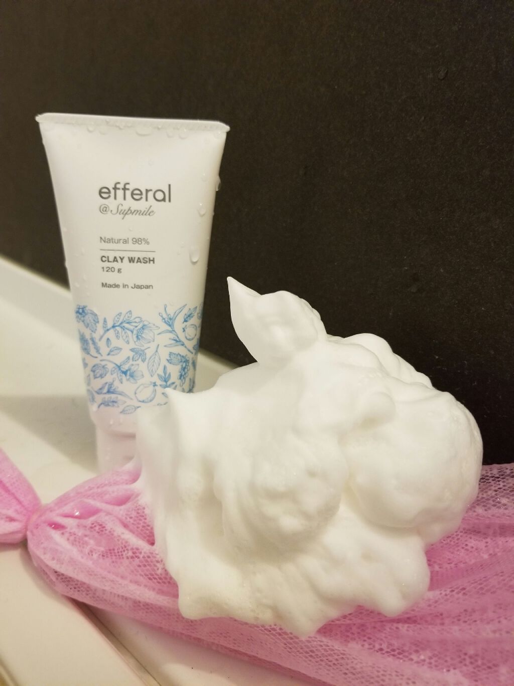 クレイウォッシュ/efferal/洗顔フォームを使ったクチコミ(4枚目)