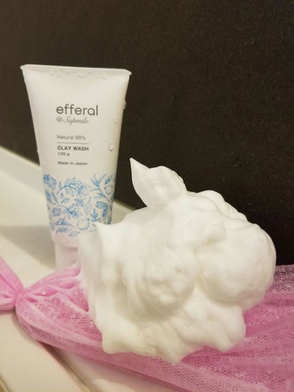 クレイウォッシュ/efferal/洗顔フォームを使ったクチコミ(4枚目)