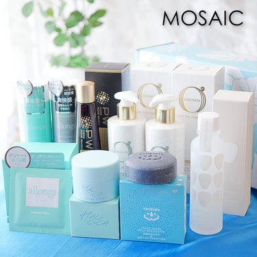 MOSAIC MOSAIC ボックスのクチコミ「
カスタマイズできるコスメサブスクBOX「MOSAIC(モザイク)」の夏BOXをお試し。


.....」（1枚目）